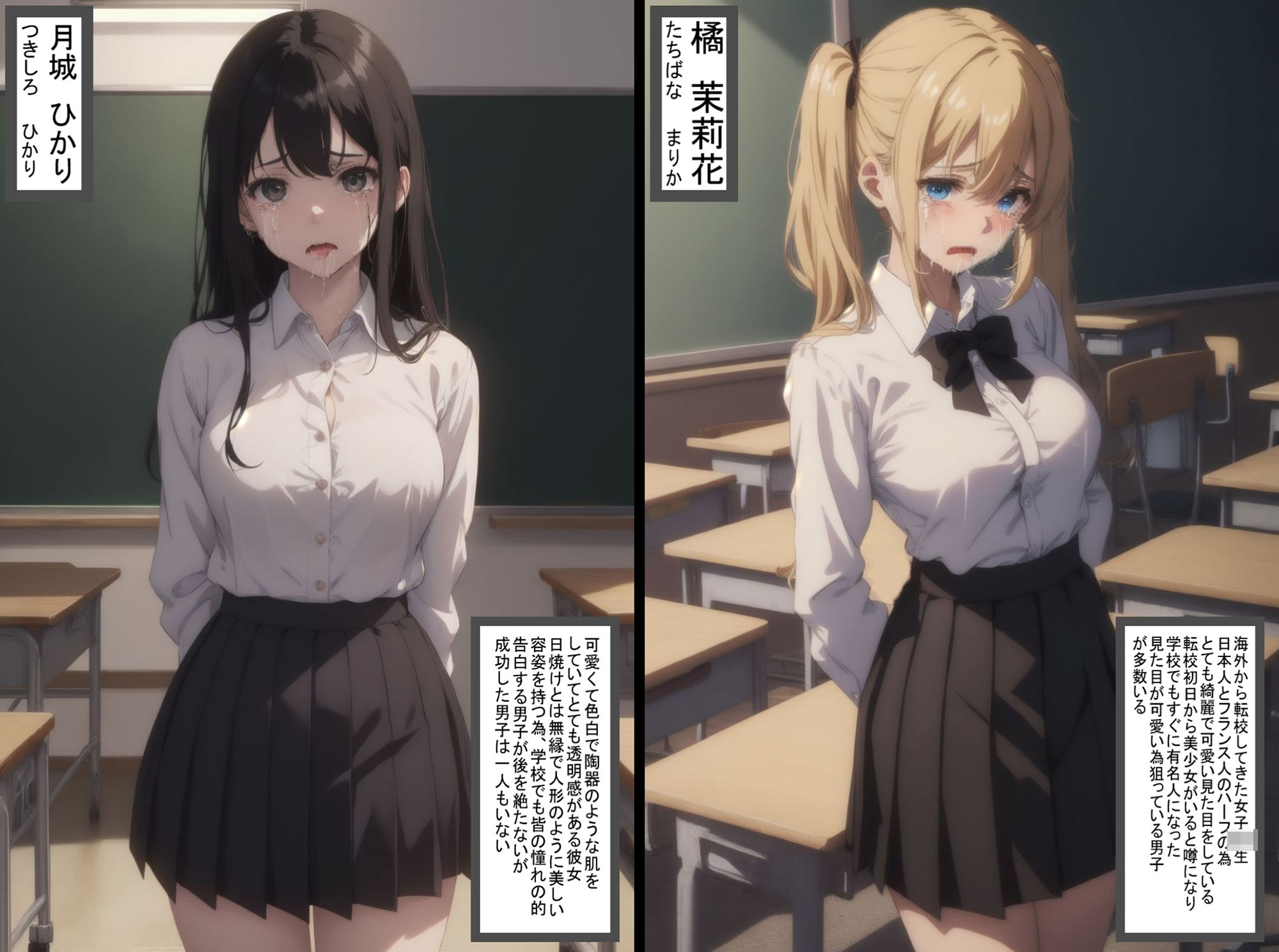 サンプル画像1:お前ら俺らの肉便器 レ〇プ学園 学校の男子達の欲望のままに(ゆゆの森) [d_466060]