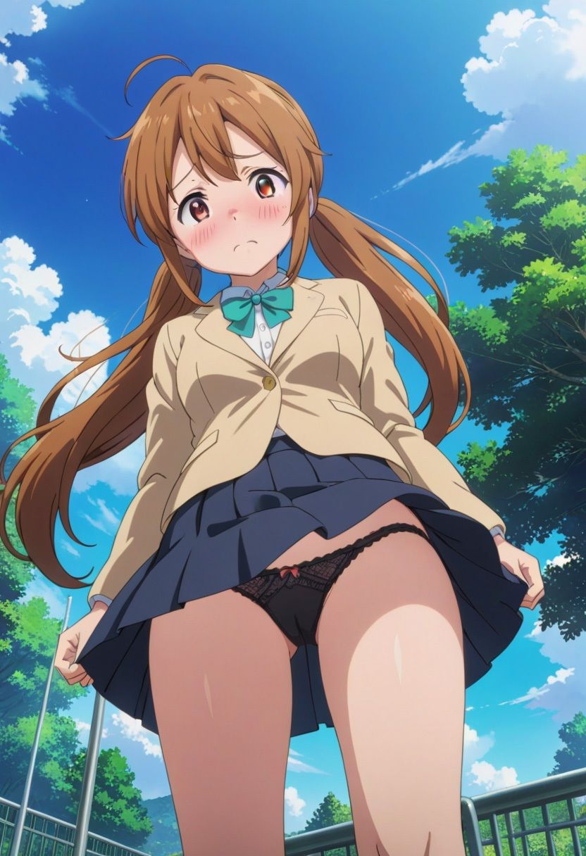 サンプル画像2:清楚JK風チラ(白水亭) [d_466110]