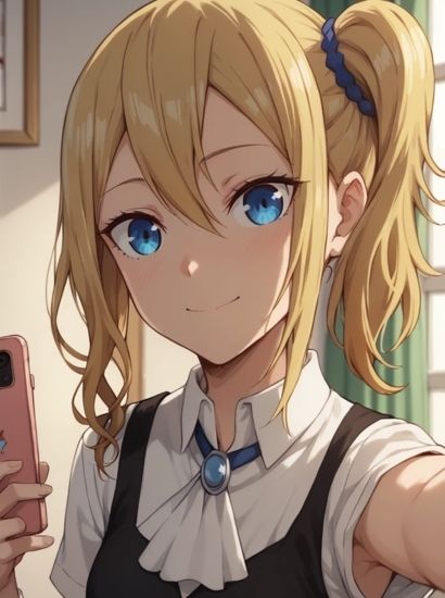 サンプル画像1:かぐや様は告らせたいの早坂愛から送られてきた自撮り写真(自撮りサークル  イカスミ工房) [d_466139]