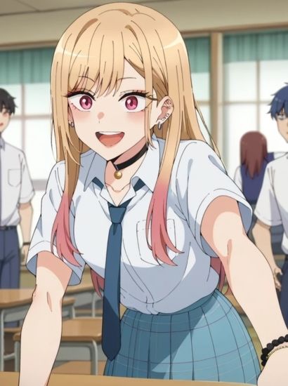 サンプル画像1:その着せ替え人形は恋をするの喜多川海夢から送られてきた自撮り写真(自撮りサークル  イカスミ工房) [d_466145]