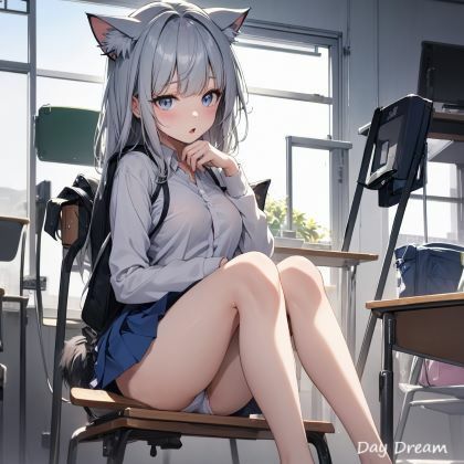 サンプル画像2:猫耳ぱんちら(Day Dream) [d_466148]