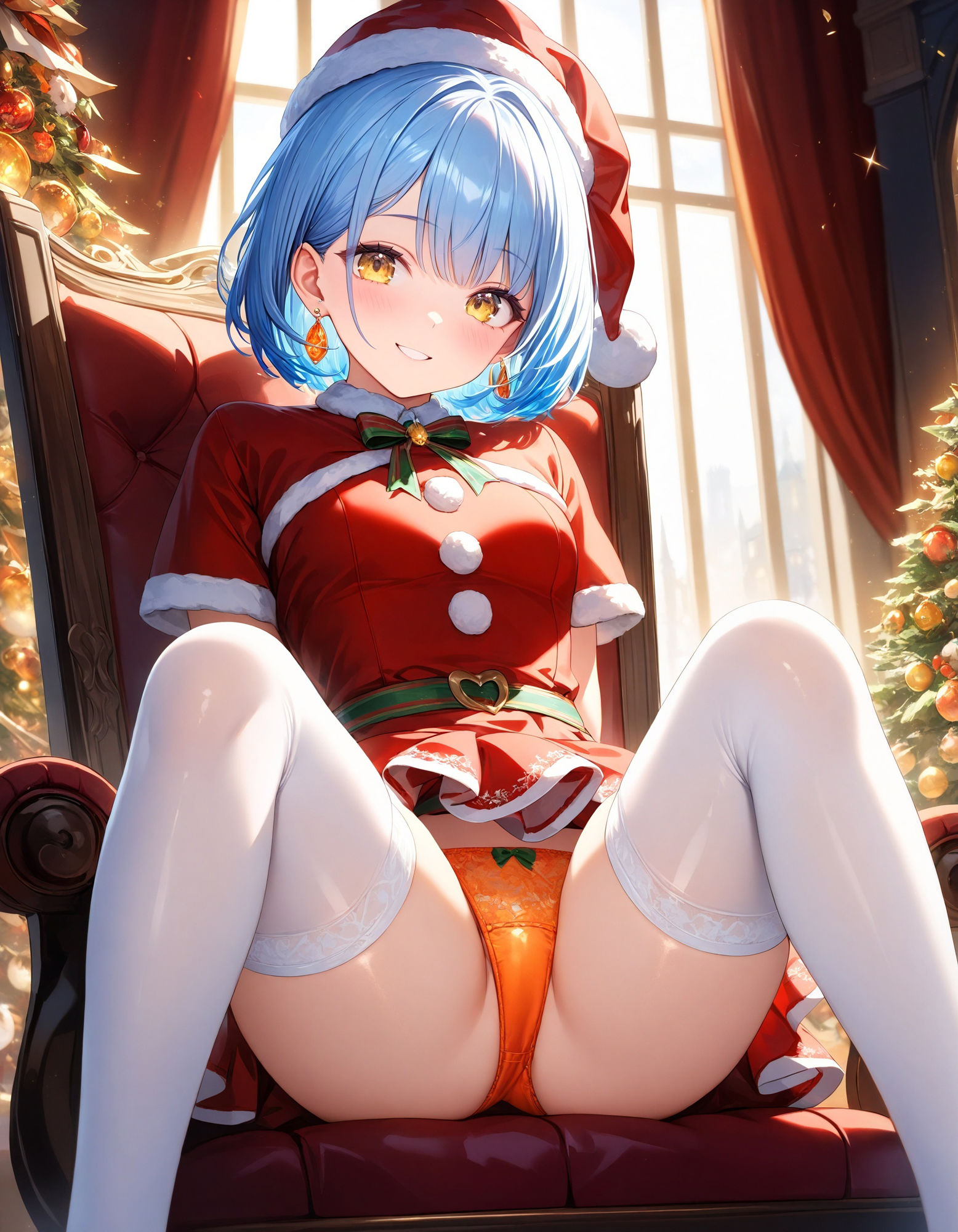 サンプル画像2:サンタの座りパンチラ(D.P.H.) [d_466149]