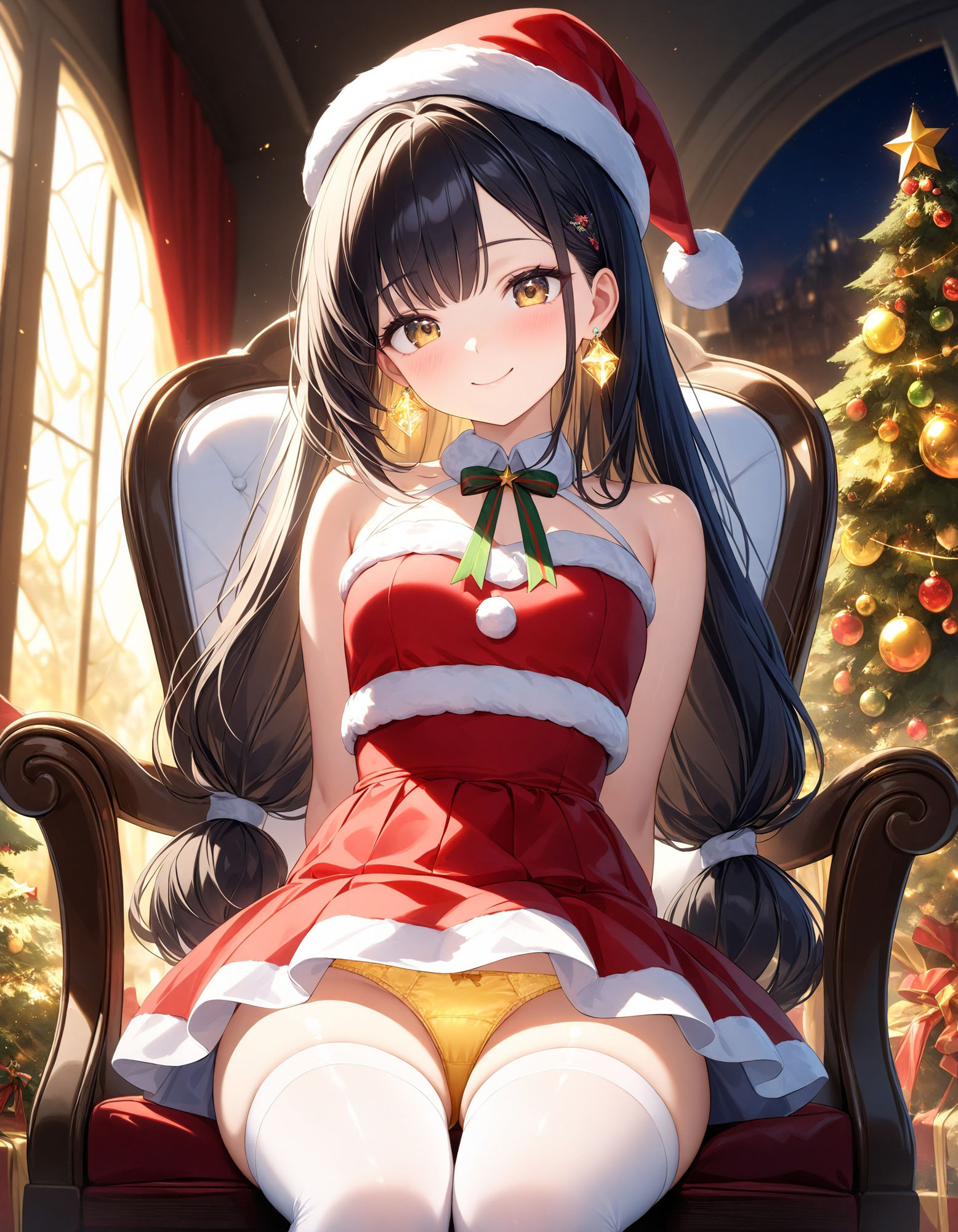 サンプル画像5:サンタの座りパンチラ(D.P.H.) [d_466149]