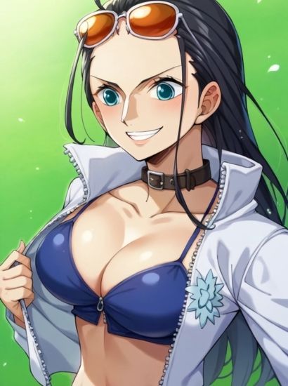 サンプル画像1:ワンピースのニコロビンから送られてきた自撮り写真(自撮りサークル  イカスミ工房) [d_466157]