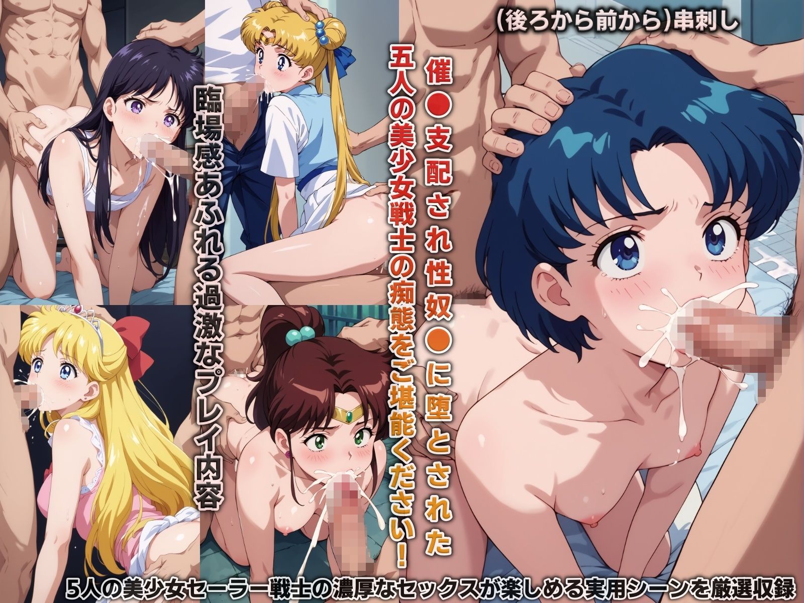 サンプル画像2:性奴○に堕ちた美少女セーラー戦士…5人の美少女戦士が催●支配され多様な体位で犯●れ続け快楽堕ち(バリューシコリティ) [d_466174]