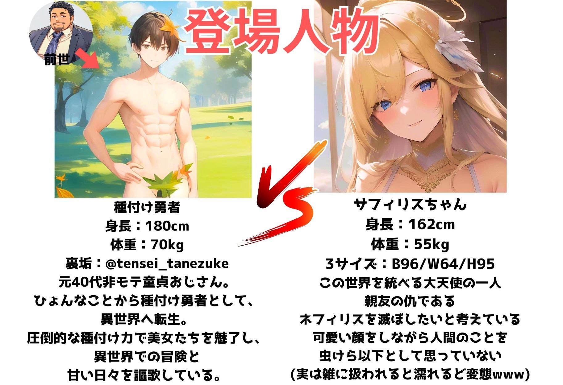 サンプル画像1:神聖な大天使様がチン棒に服従した件〜ドM願望ありの腹黒ブロンド美女編〜(転生したら種付け勇者だった件) [d_466176]