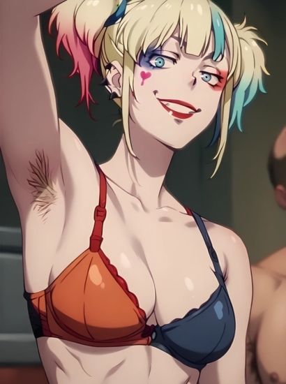 サンプル画像2:異世界スーサイドスクワッドのハーレイクインから送られてきた自撮り写真(自撮りサークル  イカスミ工房) [d_466205]