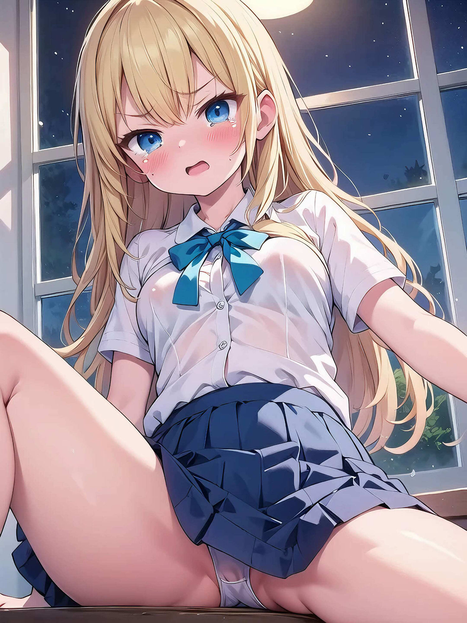 サンプル画像3:嫌がるちっぱい妹とエッチしたら最高だった(nes_aiart) [d_466250]