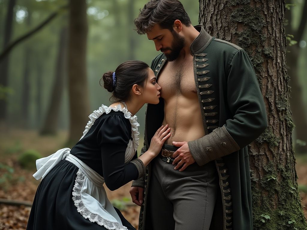 サンプル画像2:中年男性をたぶらかすヨーロッパ雌猫メイド(もう限界) [d_466255]