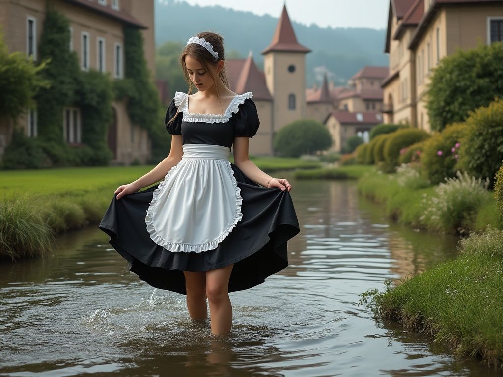 サンプル画像5:中年男性をたぶらかすヨーロッパ雌猫メイド(もう限界) [d_466255]