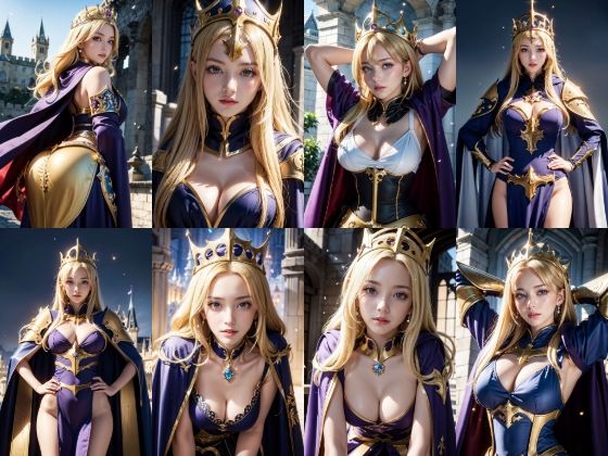 サンプル画像1:よわよわな王女勇者 CG集R18 232枚＋非エロ68枚(AiNA愛菜) [d_466319]