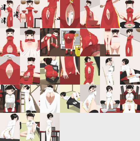 サンプル画像6:看板娘ちゃんの観賞用中華まん(エゾ) [d_466325]