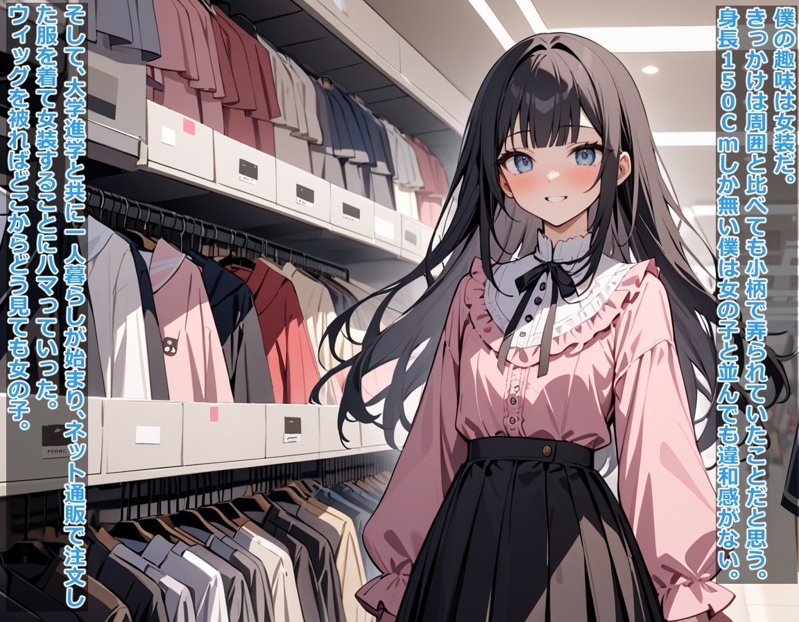 サンプル画像1:男の僕も女の子になってオシャレがしたい〜性転換しちゃいました〜(BLUEMOON NOVEL) [d_466399]