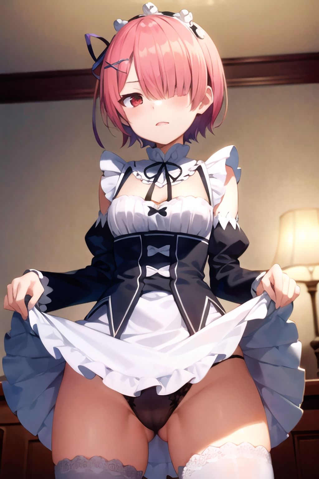 サンプル画像1:あのメイドのメス堕ち種付けSEX〜ラ〇編〜(かしんこじ) [d_466453]