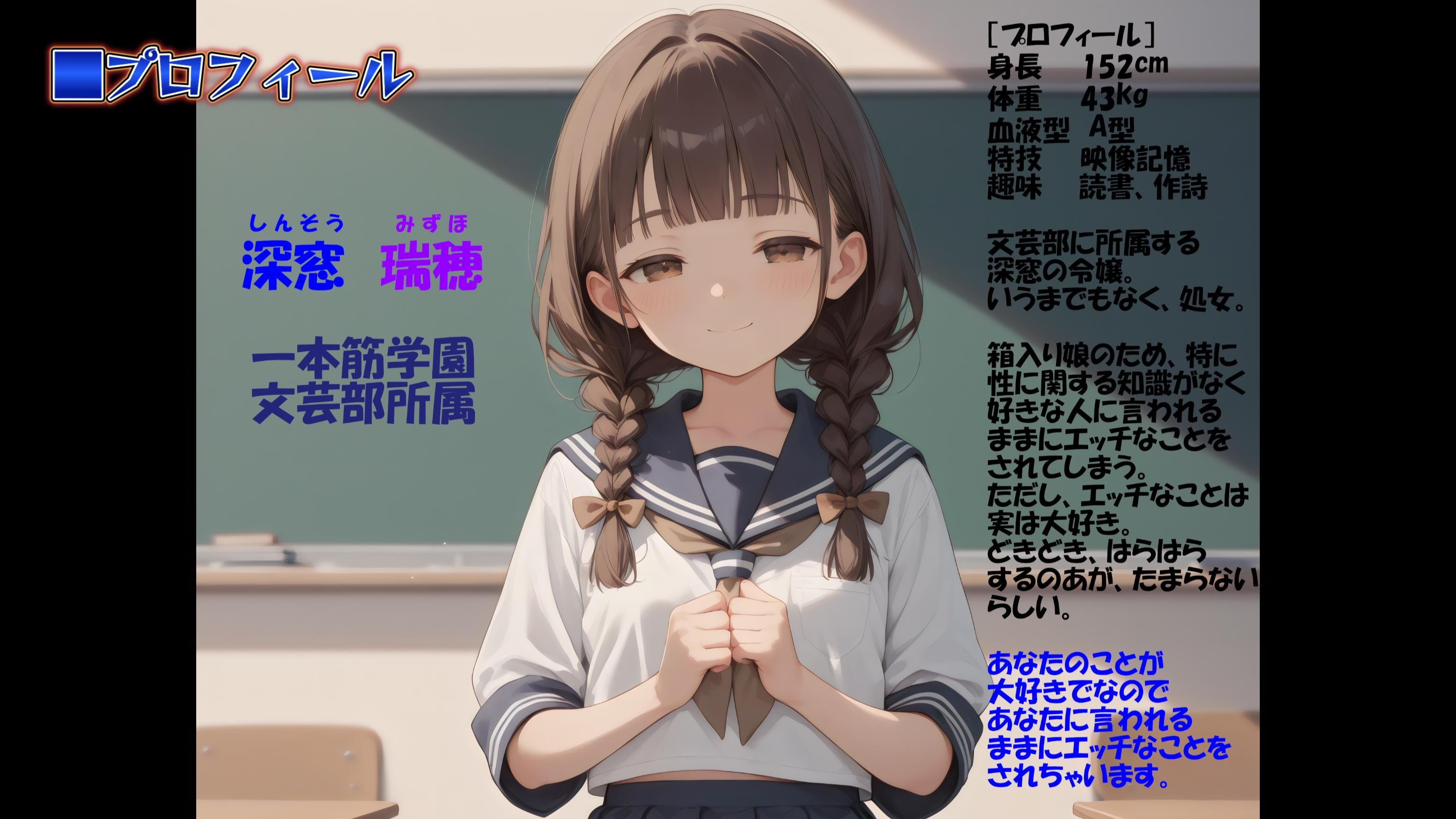 サンプル画像3:あなたのことが大好きな深窓のご令嬢(一本すじ) [d_466456]