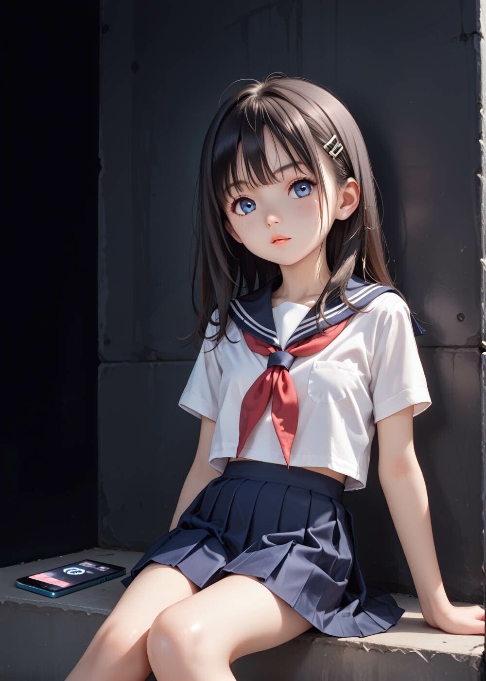 サンプル画像1:屈従 -尖ったあの子に嫌な顔されながら裸で土下座されたい-(お尊さん) [d_466465]