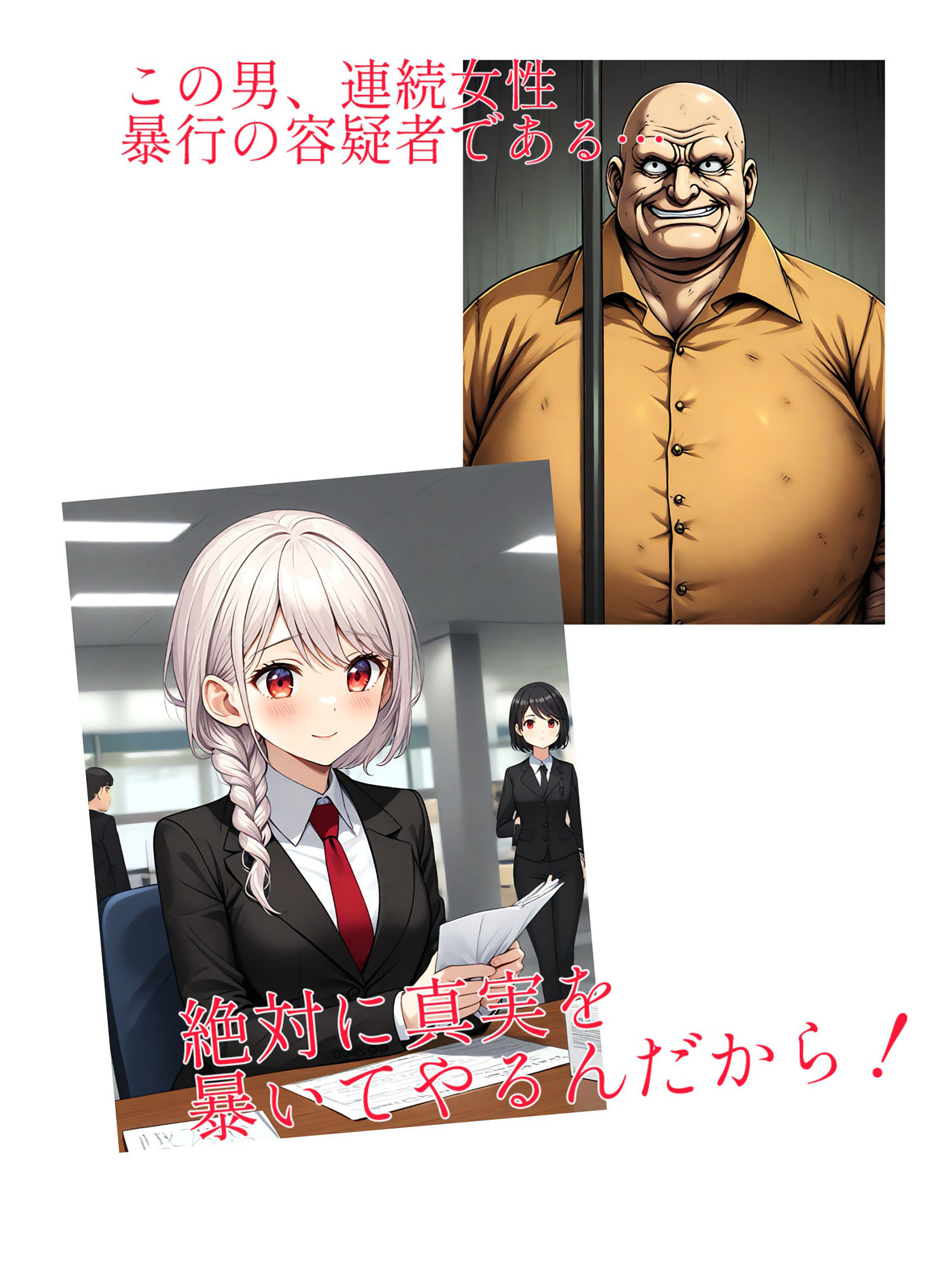 サンプル画像2:天才美人弁護士と性犯罪者が入れ替わり(入れ替わり) [d_466566]