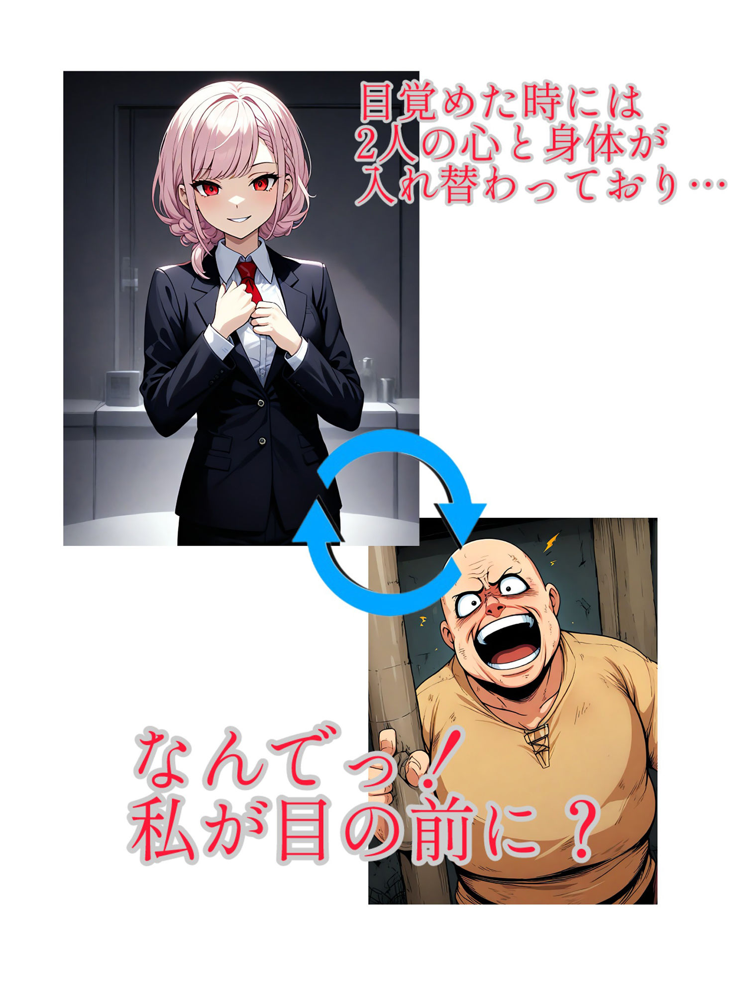 サンプル画像4:天才美人弁護士と性犯罪者が入れ替わり(入れ替わり) [d_466566]