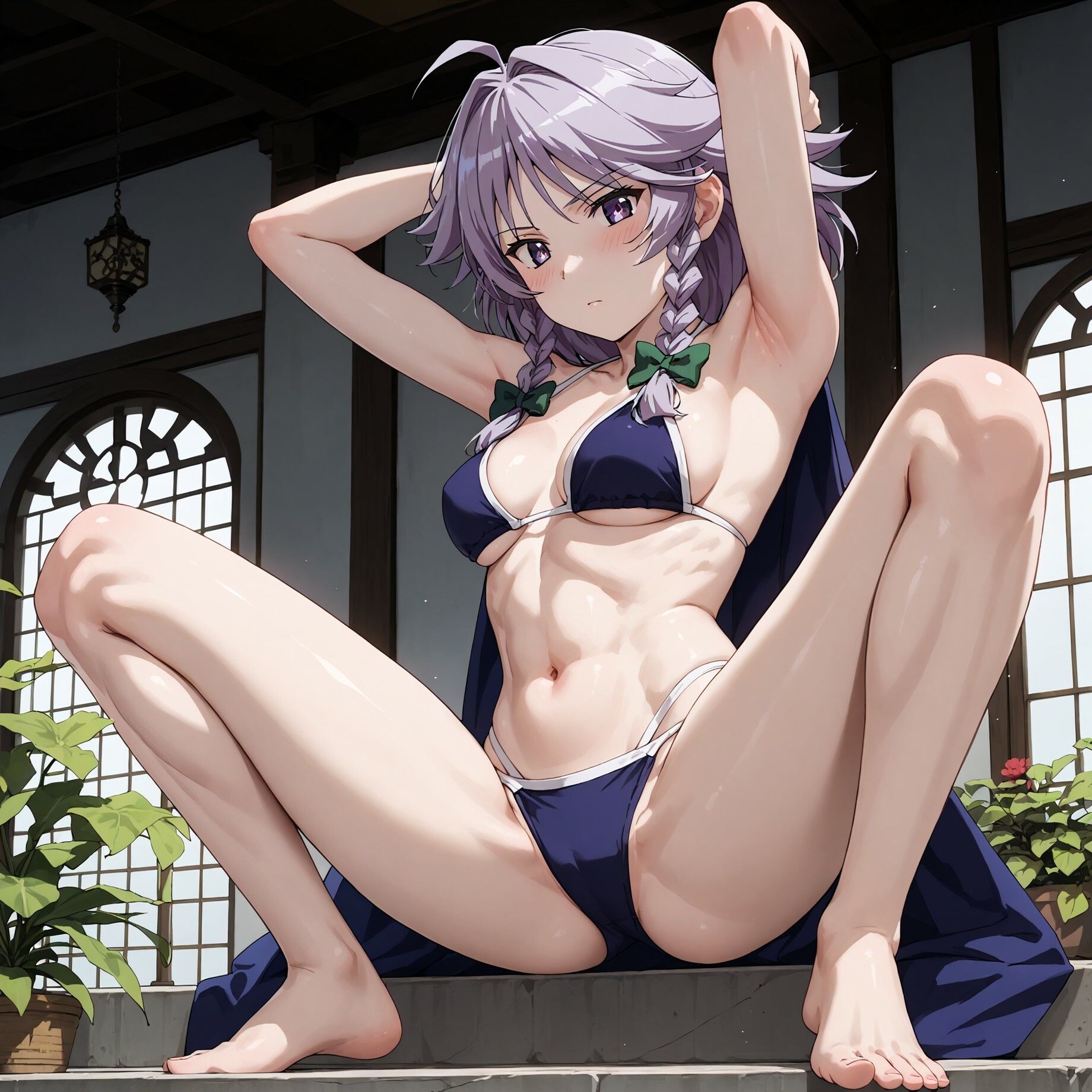 サンプル画像1:咲夜さんの水着撮影会（1） 〜もちろんエッチな撮影も〜 作品数約500枚(Nature lover) [d_466568]