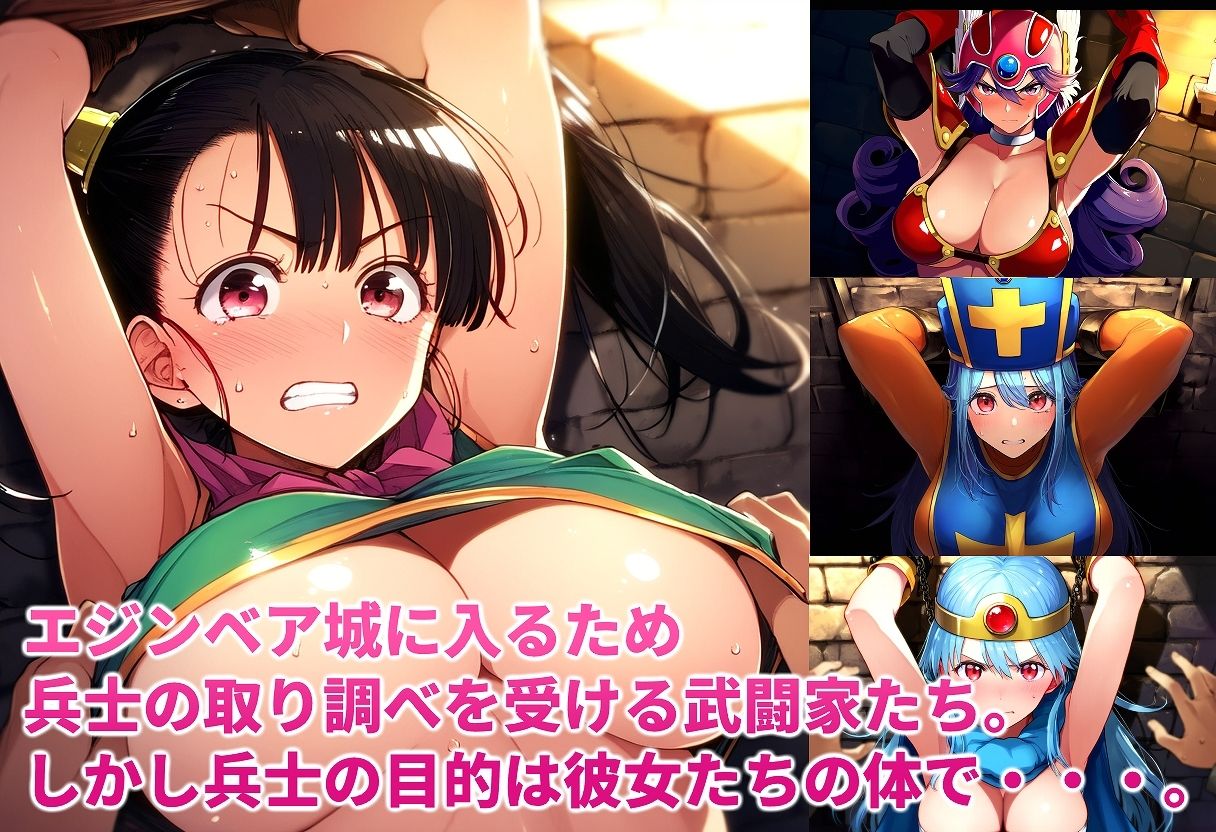 サンプル画像1:このおっぱいで武闘家は無理でしょ クズ兵士の取り調べでヤられた処女パーティ(タイムセールズ) [d_466612]