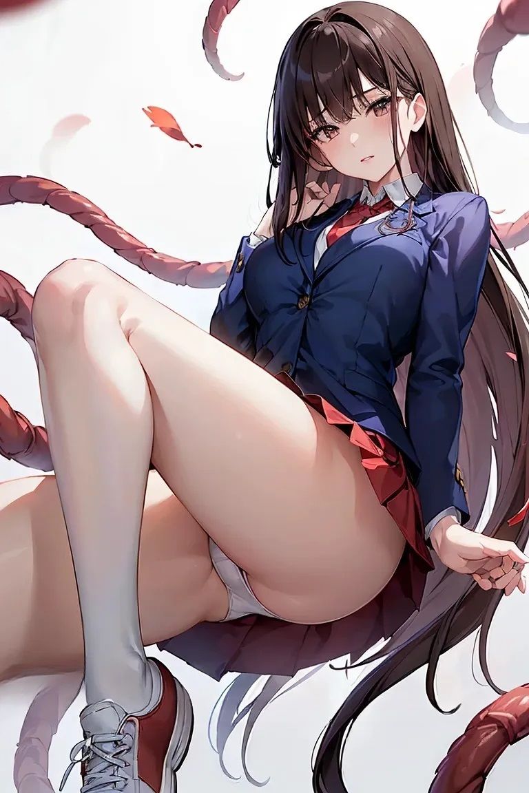 サンプル画像1:JK触手遭遇パンチラ画像集(榊原大造) [d_466648]