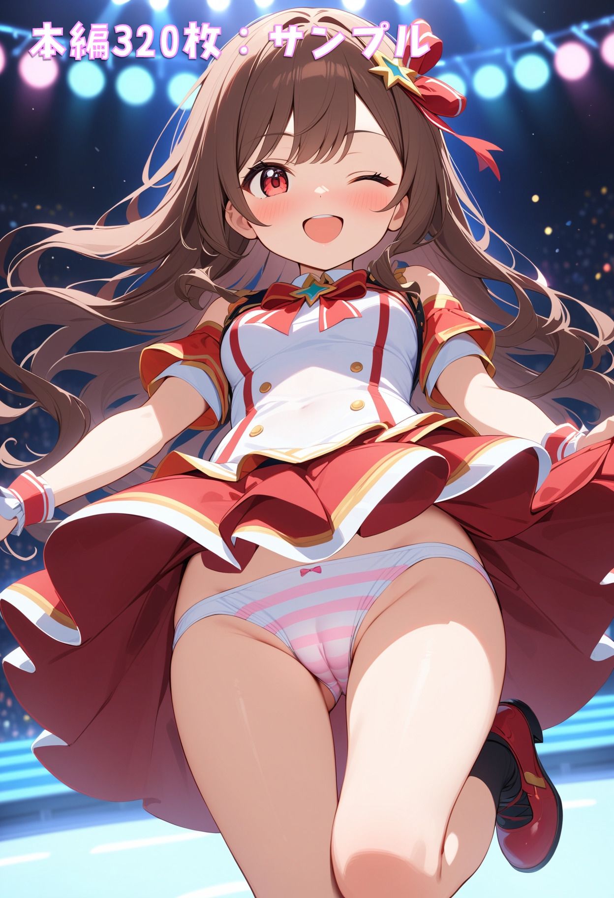 サンプル画像1:パンチラアイドル！新絵柄版(ぱんつ工房) [d_466677]