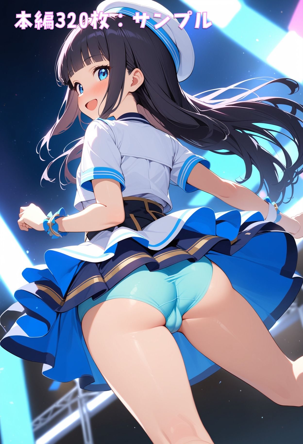 サンプル画像2:パンチラアイドル！新絵柄版(ぱんつ工房) [d_466677]