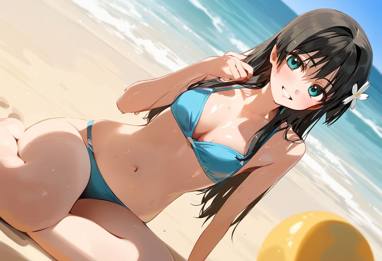 サンプル画像3:とある科学の超電◯砲 佐天◯子 水着＋私服＋温泉グラビア画像集(ぱーぷるでい) [d_466708]