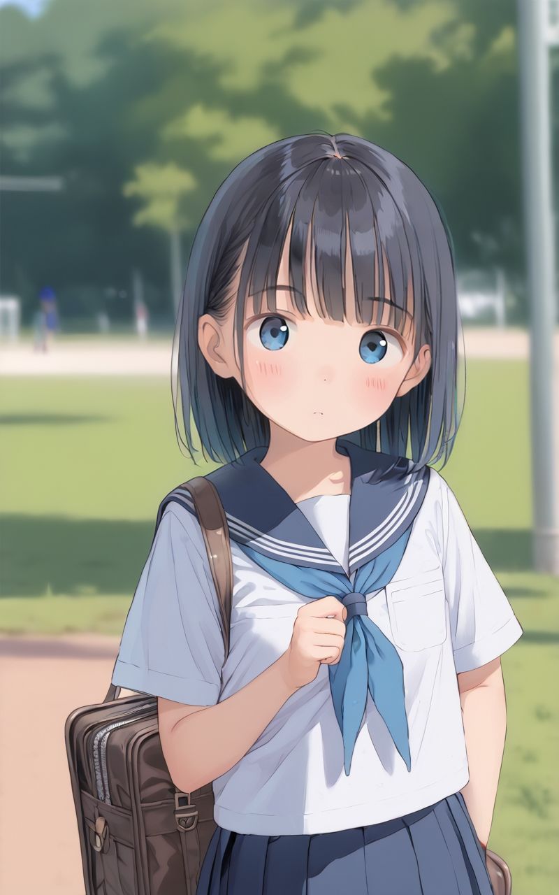 サンプル画像1:女子校生ロリっ子イラスト集03(激安えろす) [d_466727]