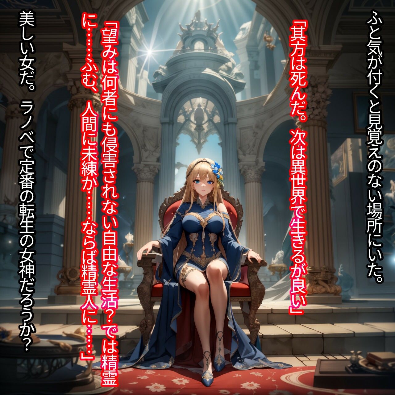 サンプル画像1:眷属王女-エルフのご奉仕＆お飾り姫騎士の調教(譚英愛) [d_466854]