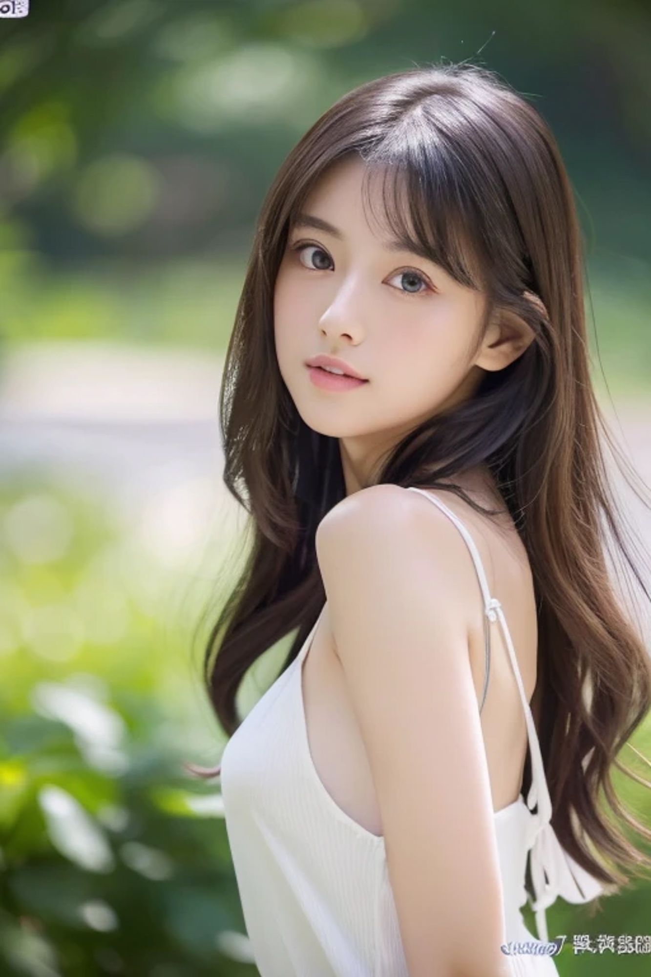 サンプル画像1:街で見つけた美少女 -AI美少女- part.8(AI 美少女Club) [d_466876]