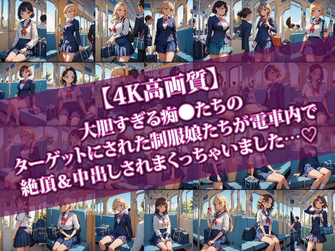 サンプル画像1:大胆すぎる痴●の獲物にされちゃう制服娘2(AI-beauty2.5) [d_466926]