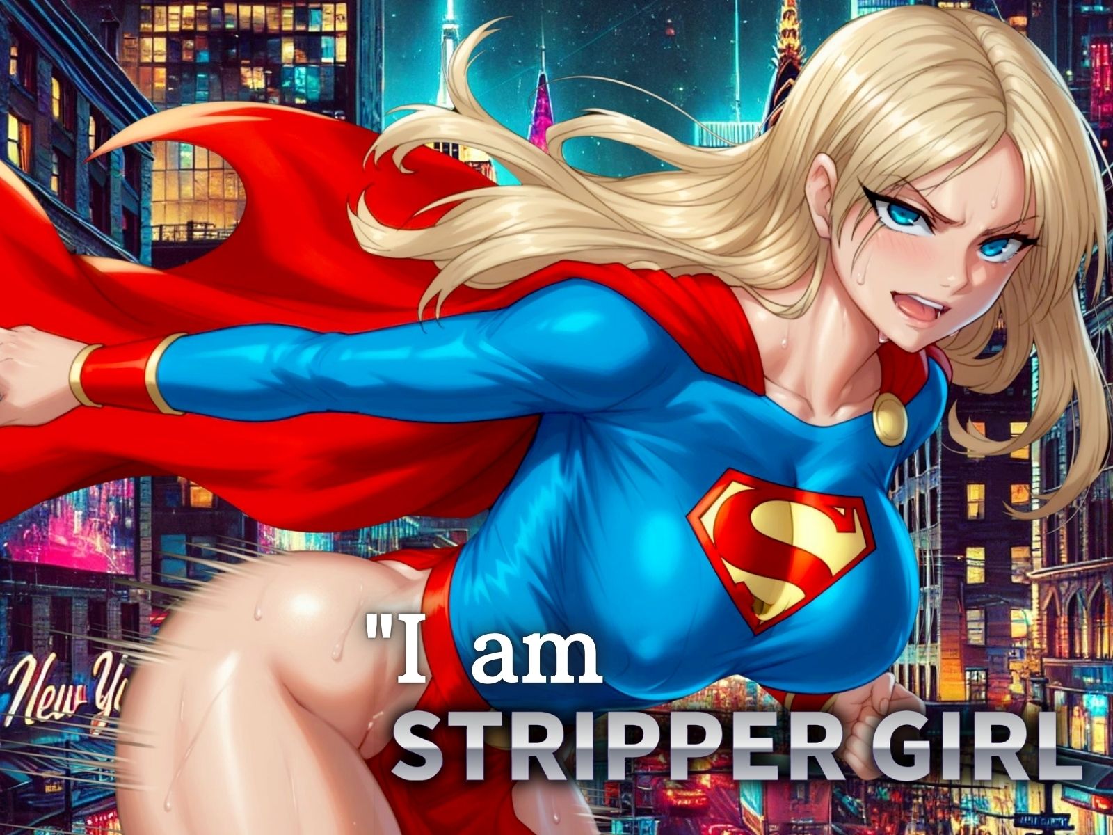 サンプル画像1:【爆乳肉感女ヒーロー】ストリッパーガール(ぽるん) [d_466955]