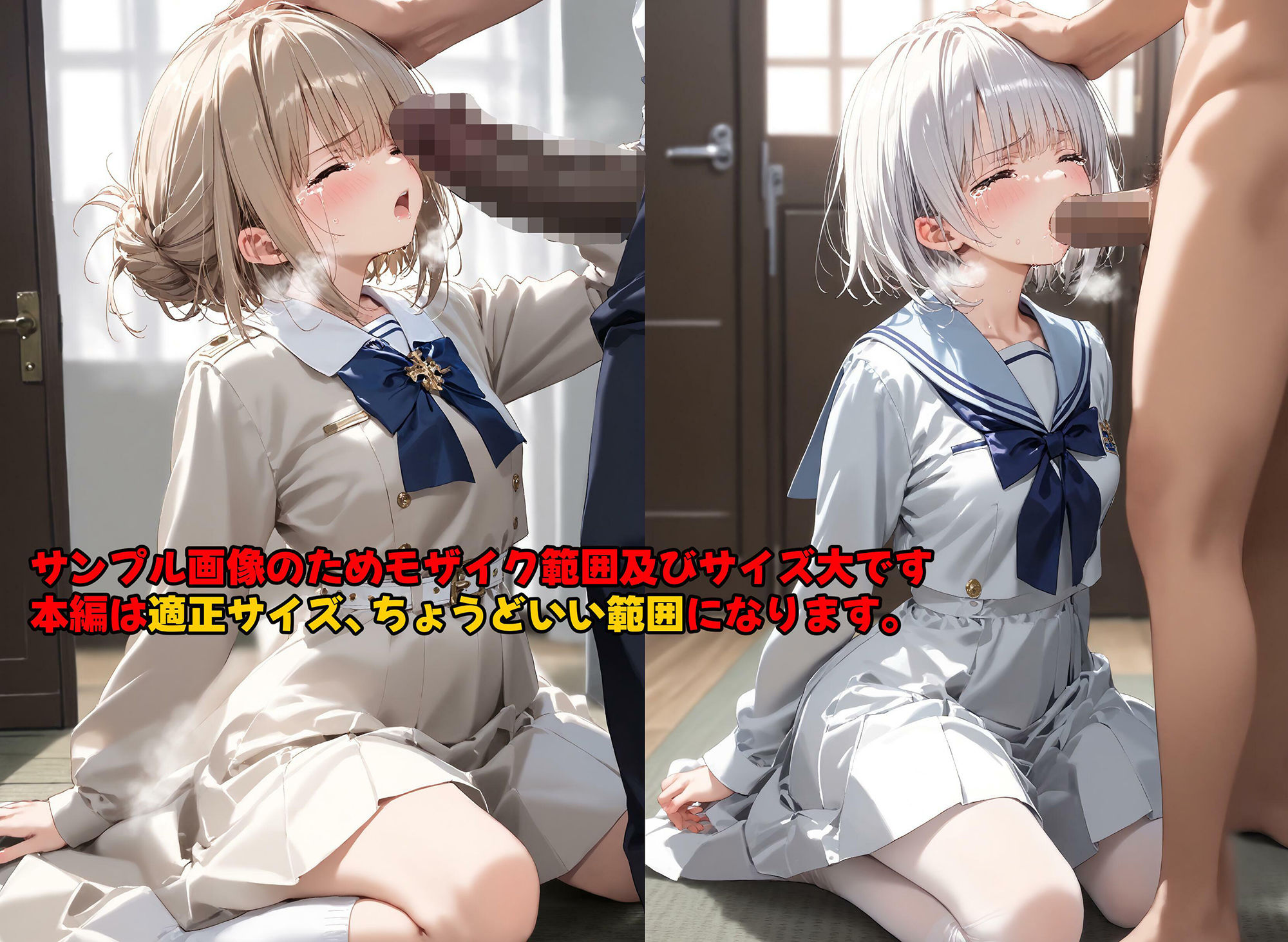 サンプル画像3:亡国の孕み袋 〜帝国軍は国を挙げての強●魔〜 第四部 亡国の士官学校（下級生編） – 帝国軍は少女をも孕ませる -(主菜館) [d_466990]