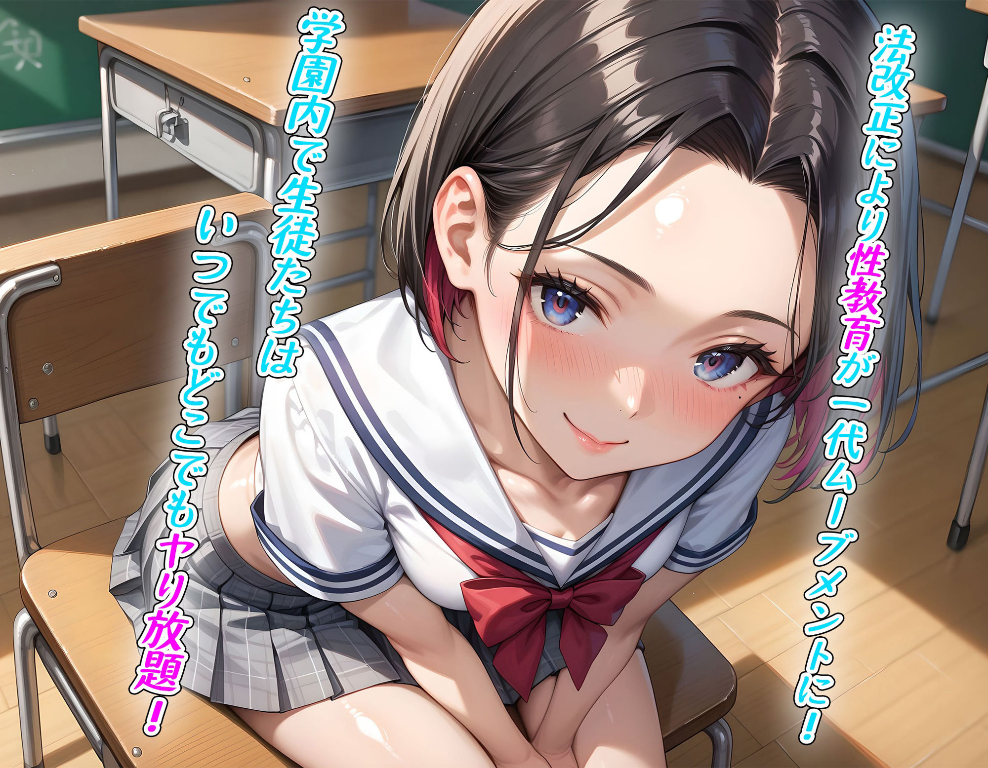 サンプル画像1:私立性育特化学園〜ホームルーム〜(べりーべいん) [d_467068]