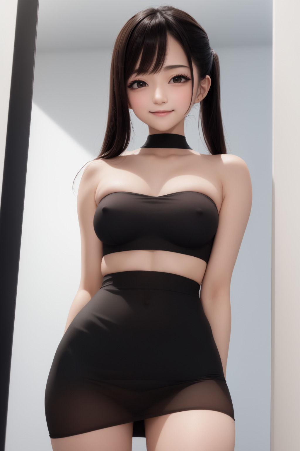 サンプル画像2:【300枚】愛生家の寝室【AI生成】(ねこパンチ) [d_467137]