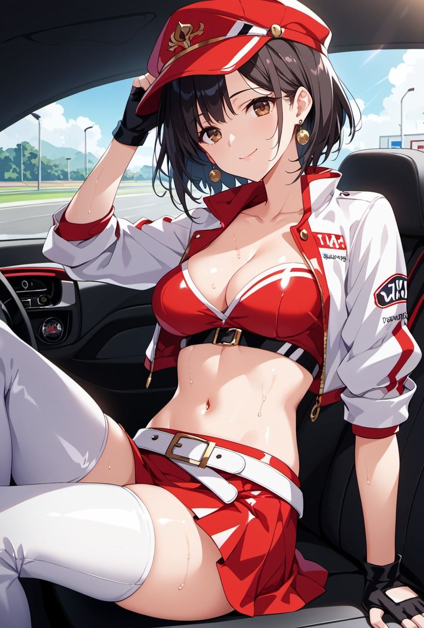 サンプル画像2:レーシングチームの女神レースクイーンがライバルチームのちんぽで勝利以上の快楽を知り堕ちてしまった件【レースクイーン編】(Re：ライト) [d_467149]