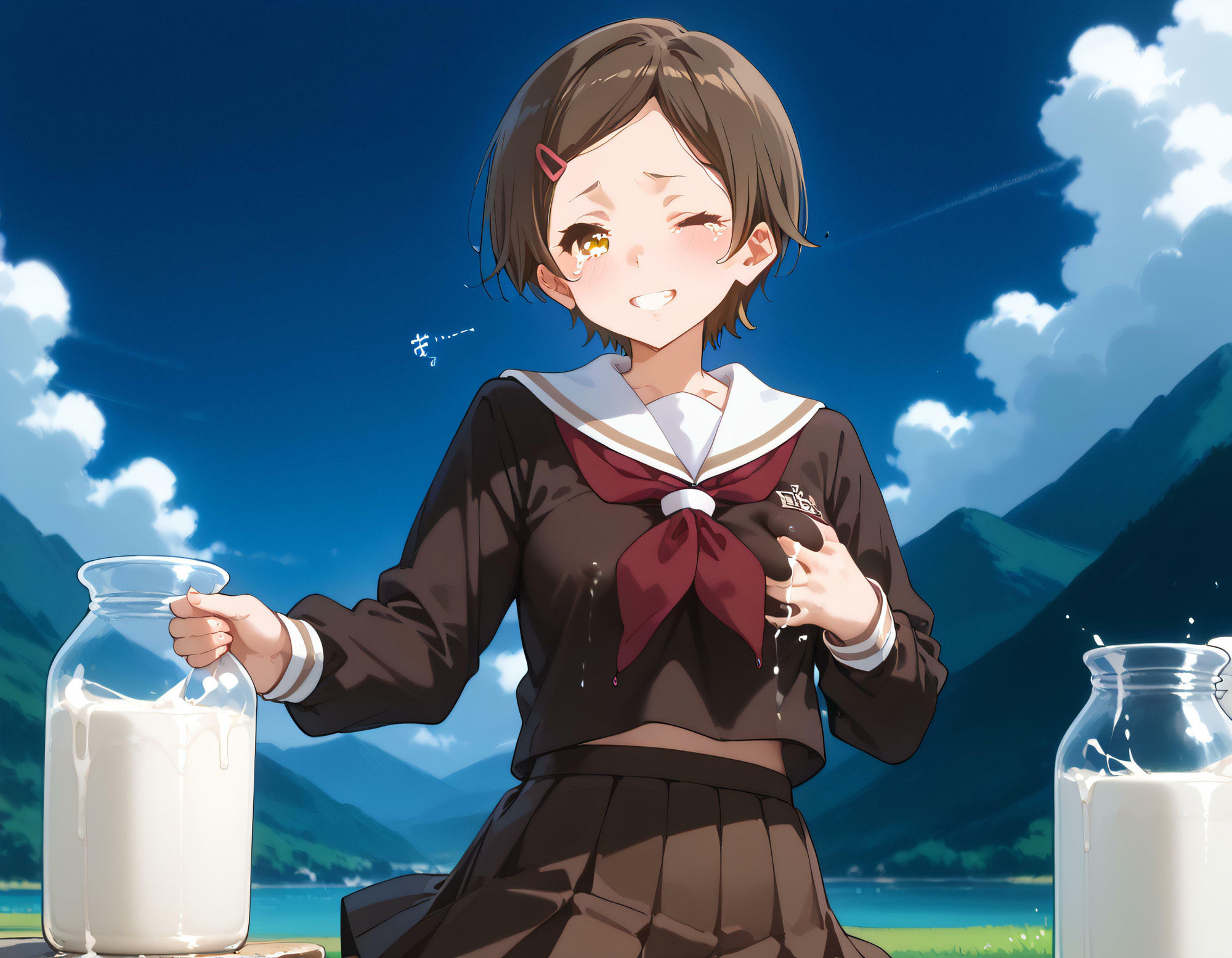 サンプル画像2:乳のある暮らし(クリムゾンリフト) [d_467236]