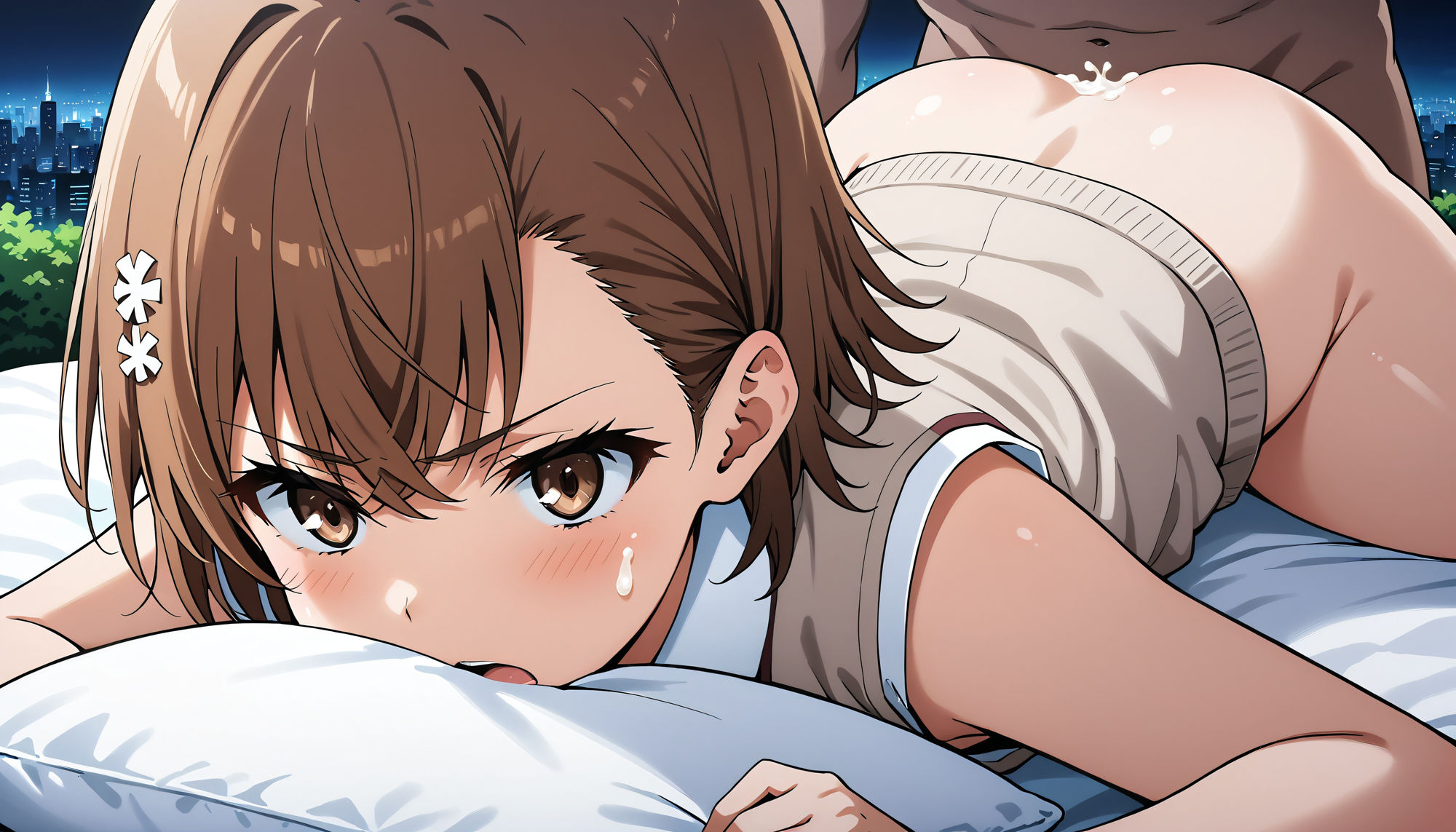 サンプル画像4:『御坂美琴』（とある科学の超電磁砲）のエロCG集！(農地改革) [d_467371]