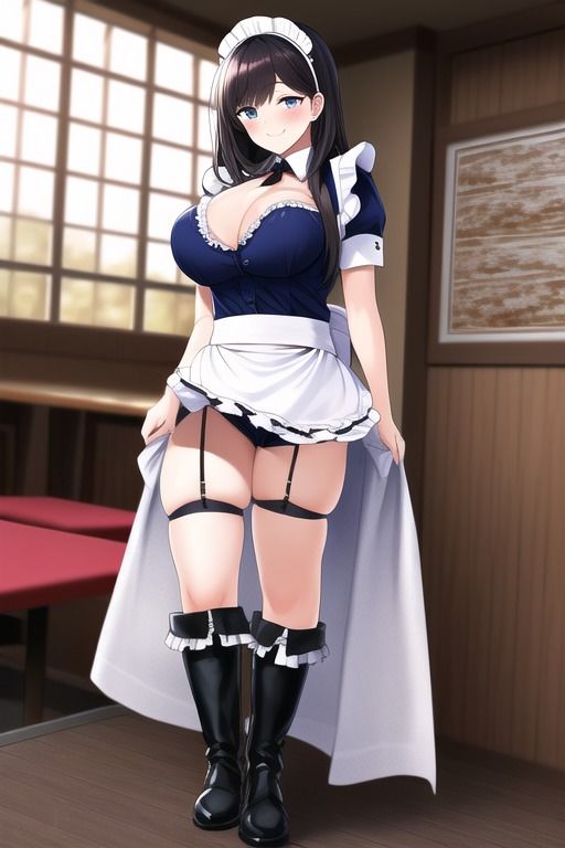 サンプル画像6:ワークブーツガーターベルトメイド(潮吹きジョニー) [d_467376]