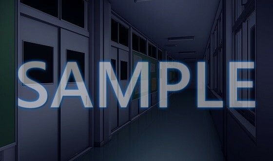 サンプル画像4:【背景素材】廊下（6052_bg03）【時間差分あり】(XERO) [d_467496]