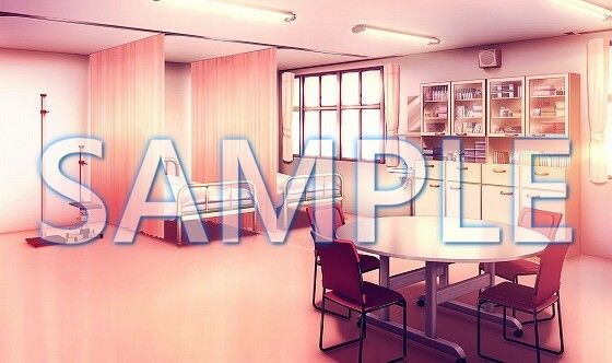 サンプル画像2:【背景素材】保健室（6052_bg04）【時間差分あり】(XERO) [d_467504]