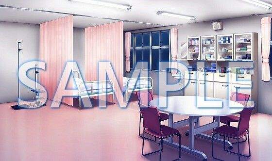 サンプル画像3:【背景素材】保健室（6052_bg04）【時間差分あり】(XERO) [d_467504]
