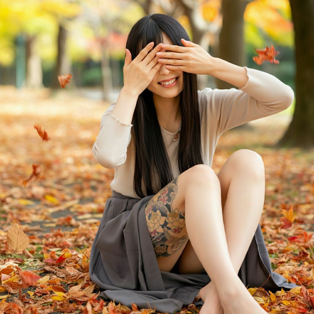 サンプル画像5:タトゥー・刺青｜撮影現場に来たワケあり女(もう限界) [d_467518]