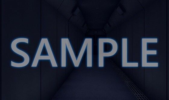 サンプル画像2:【背景素材】地下通路（6052_bg09）【時間差分あり】(XERO) [d_467526]