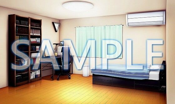 サンプル画像3:【背景素材】男の子の部屋（6052_bg12）【時間差分あり】(XERO) [d_467534]