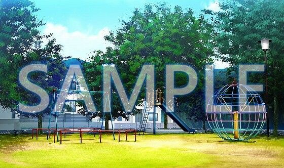 サンプル画像1:【背景素材】公園（6052_bg15）【時間差分あり】(XERO) [d_467540]