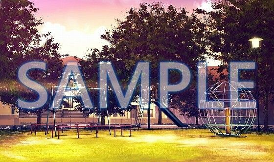 サンプル画像2:【背景素材】公園（6052_bg15）【時間差分あり】(XERO) [d_467540]