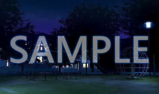 サンプル画像3:【背景素材】公園（6052_bg15）【時間差分あり】(XERO) [d_467540]