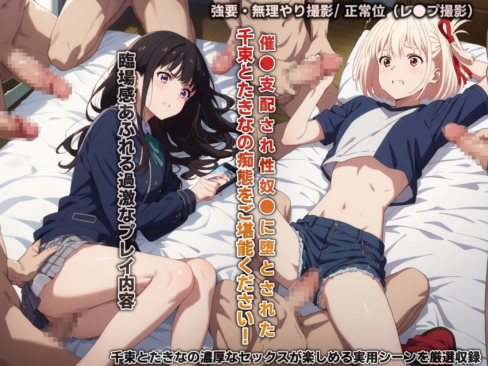 サンプル画像6:性奴○に堕ちたヒロイン…リ○リス・リコイル/千束・たきな編（催●支配され多様な体位で犯●れ続け快楽堕ち）(バリューシコリティ) [d_467577]